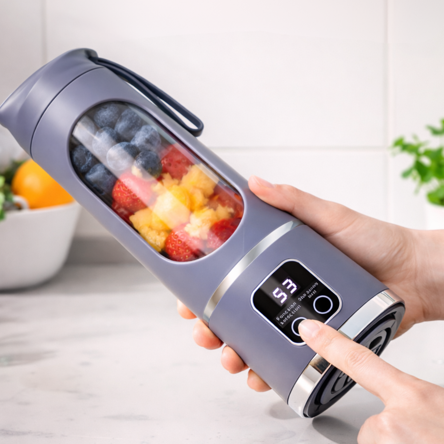 USB rechargeable portable blender – Fresh smoothies in seconds